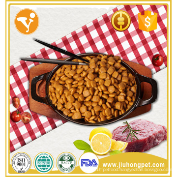 High energy pet food high calcium beef flavor dry dog food